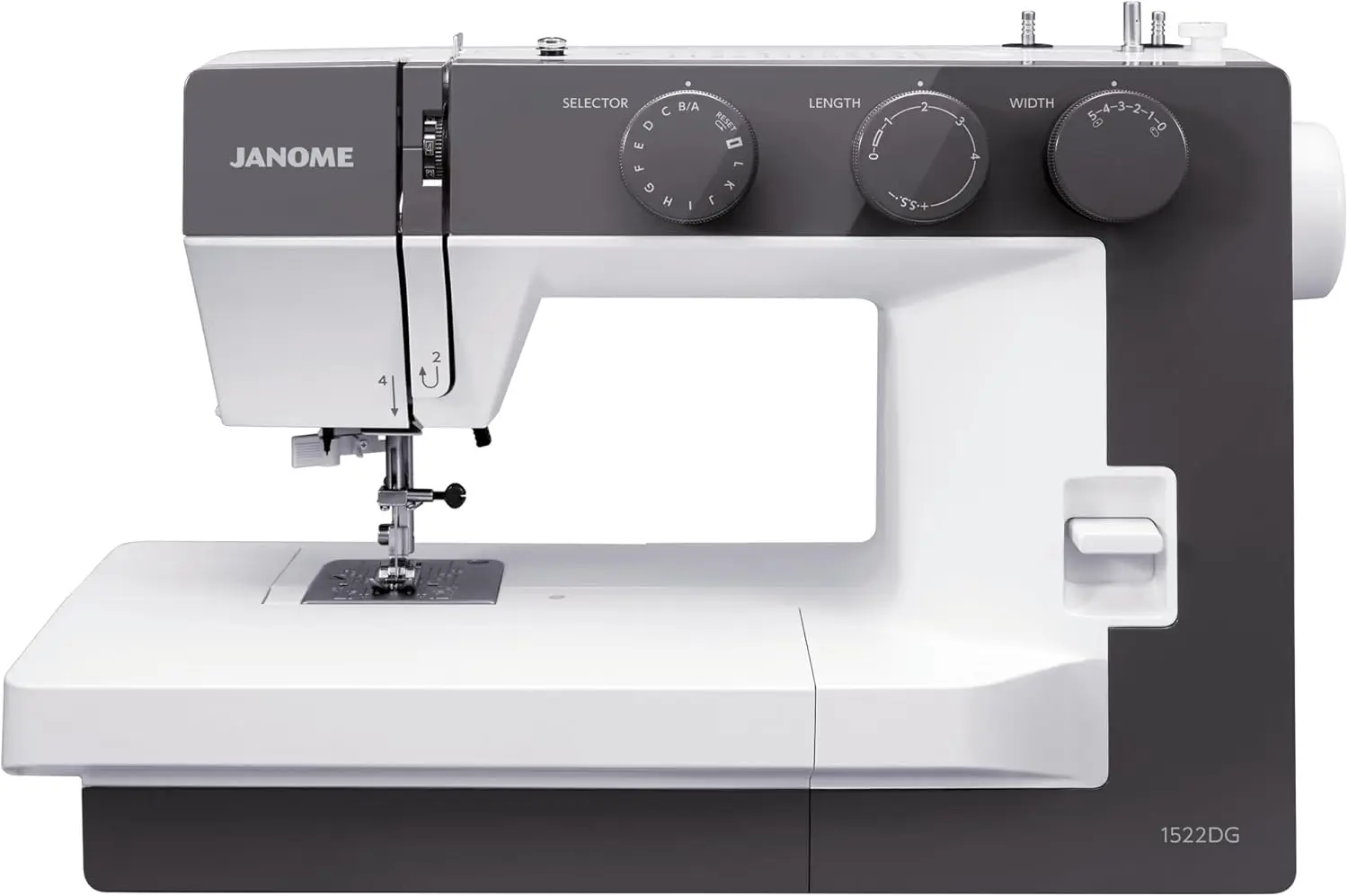 

Швейная машина 1522DG - Широкая швейная платформа, 17x11x7.5 дюймов