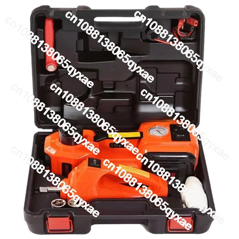 5Ton 4 in 1 Car Floor Jack Electric Hydraulic Car Jack 12V with Inflator Pump LED Light for Car Truck Tire Repair Tool