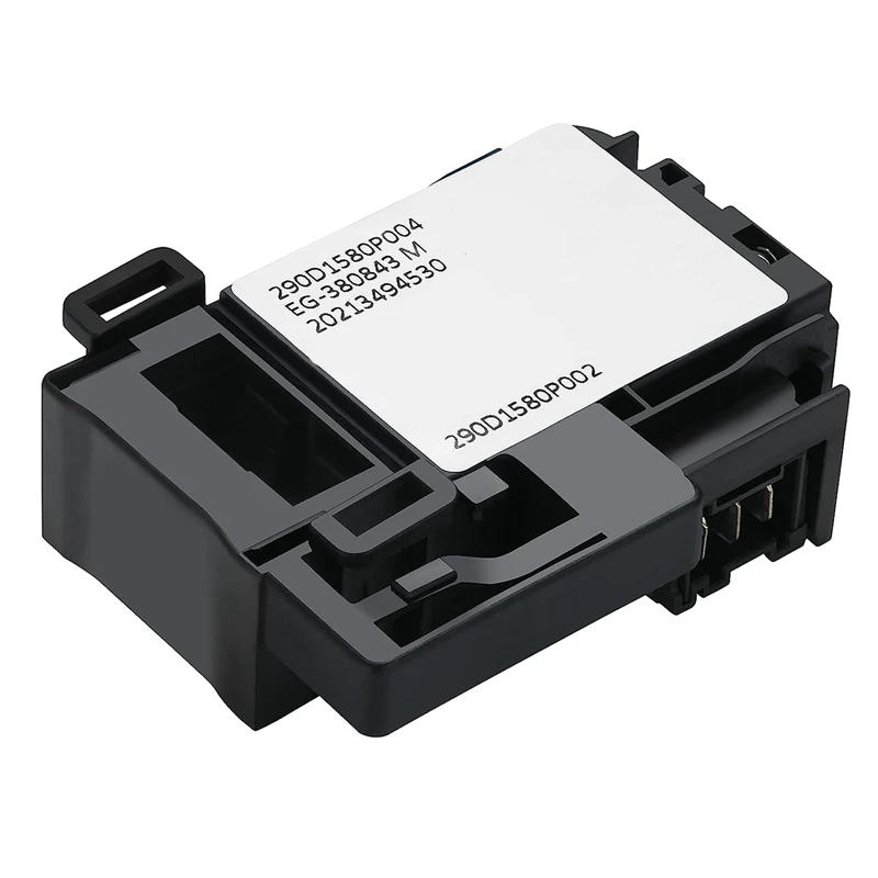 1 Buah Sakelar Kunci Tutup Mesin Cuci WH01X27954 Hitam untuk Mesin Cuci Ge untuk Mesin Cuci Beban Atas Ge Hotpoint