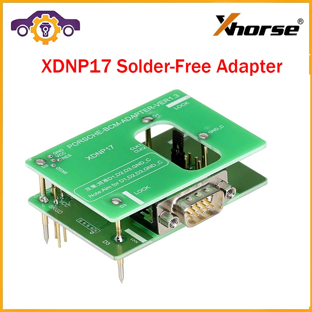 

Original Xhorse XDNP17 Solder Free Adapter for P-orsche BCM works with VVDI Prog, Mini Prog, Key Tool Plus