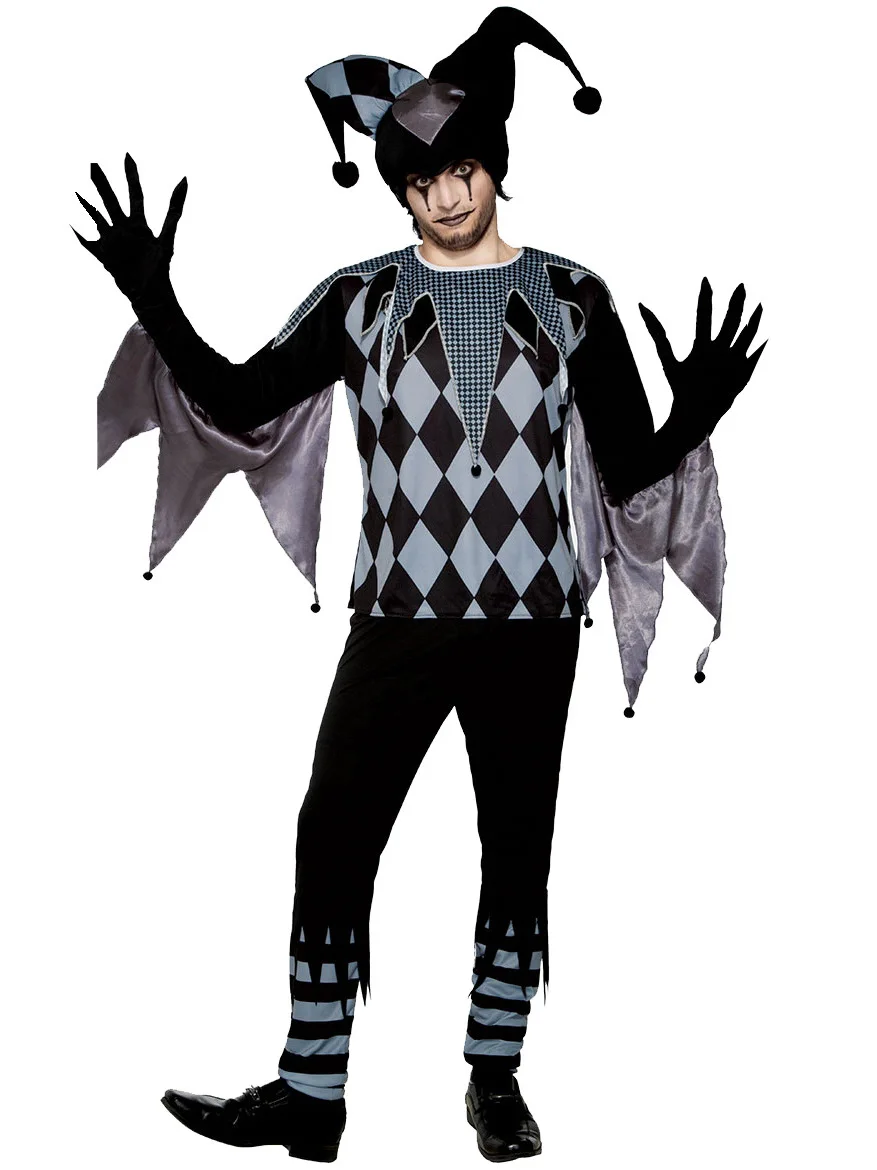 

Halloween Horror Clown Costume Women's Festival Theme Outfit Stage Performance Traditional Chinese Style Clothing