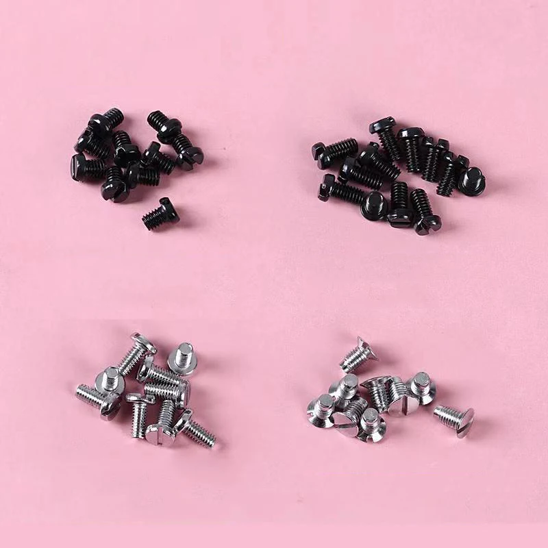 10PCS Flat Needle Plate Screws Presser Foot Nails Dental Screw  Mounting  DIY Sewing Machine Accessories