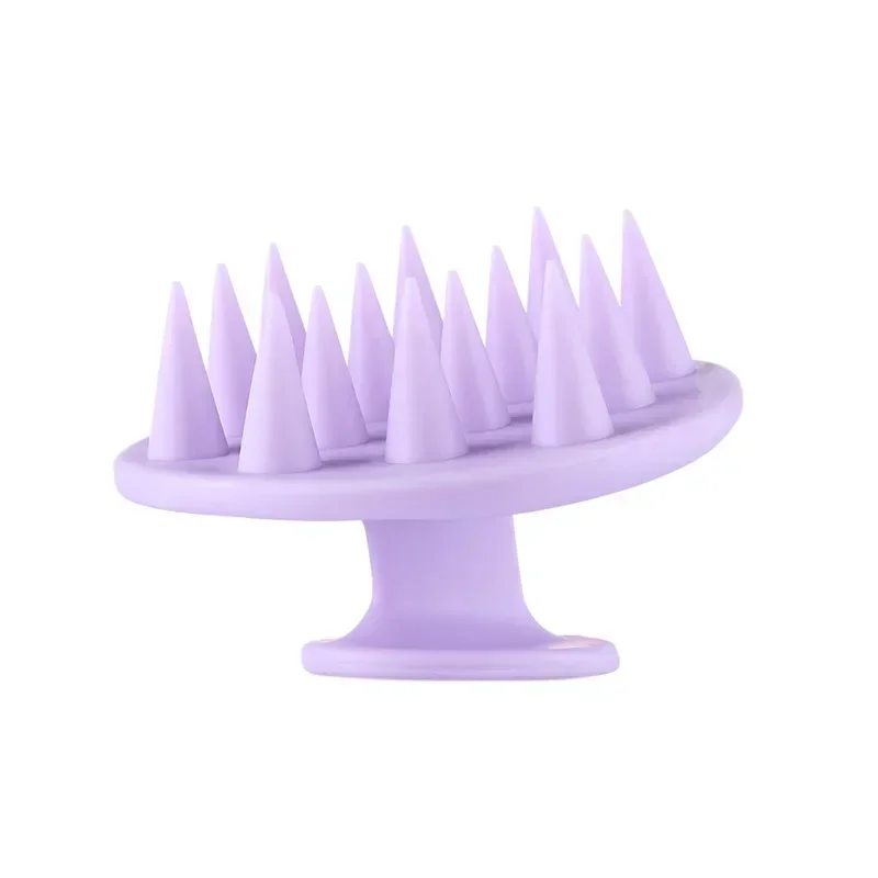 Head Massage Instrument Silicone Hair Scalp Massage Brush Comb Shampoo Hair Washing Comb Magic Handle Brush Spa Massage Brush