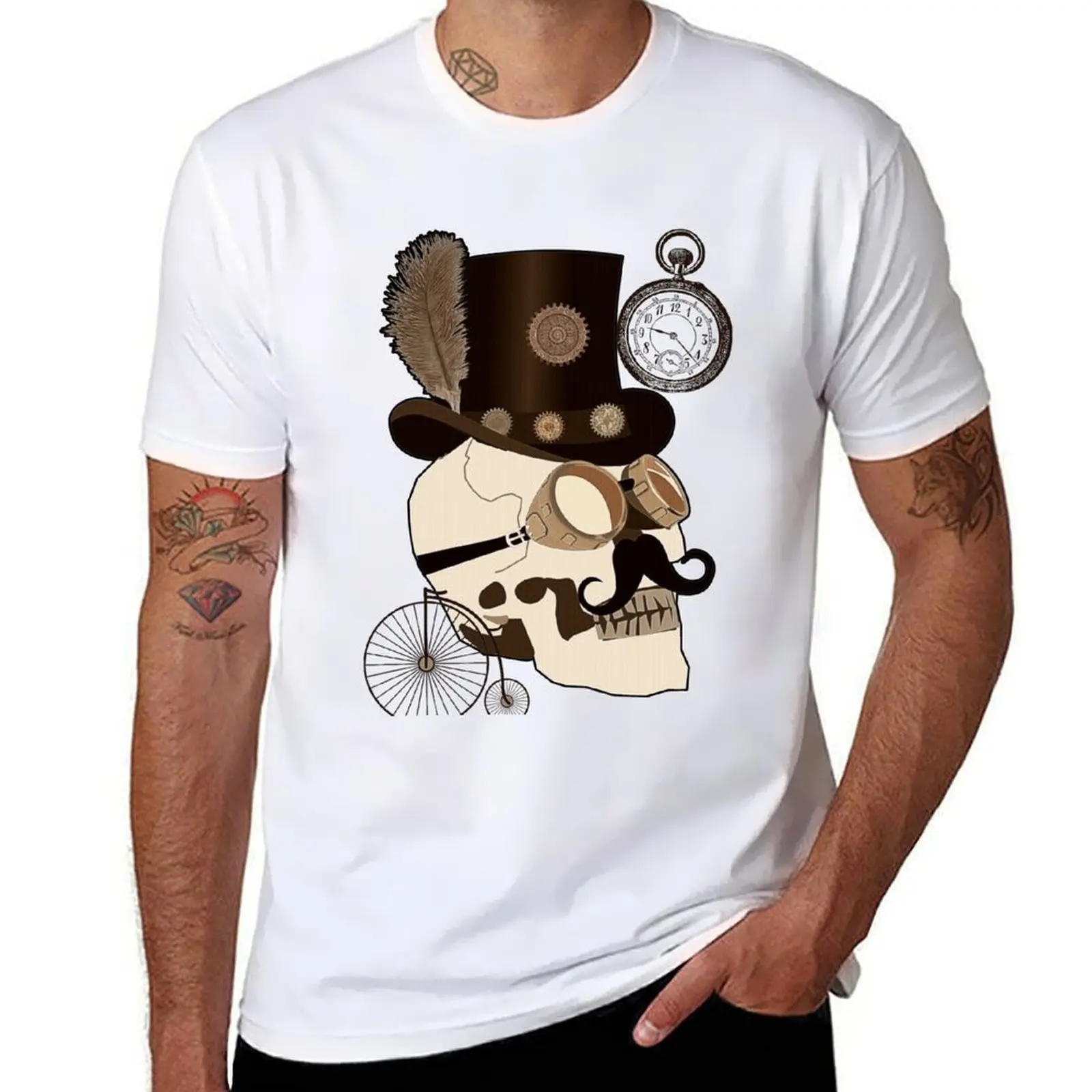 

Steam Punked T-Shirt essential t shirt men t shirt cotton 100% T-Shirt