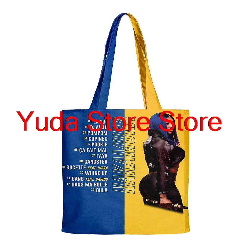 Aya Nakamura Merch Shoulder Bags New Logo Bag Summer Women Men Fashion Casual Streetwear