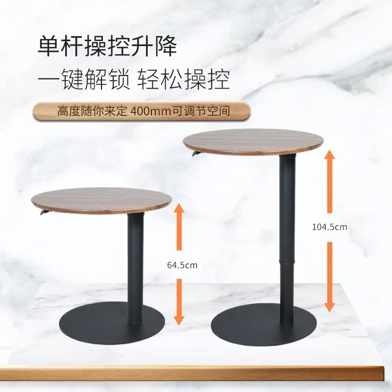 Lifting bedside table Standing lifting Lazy computer desk Office study Bedroom sofa side