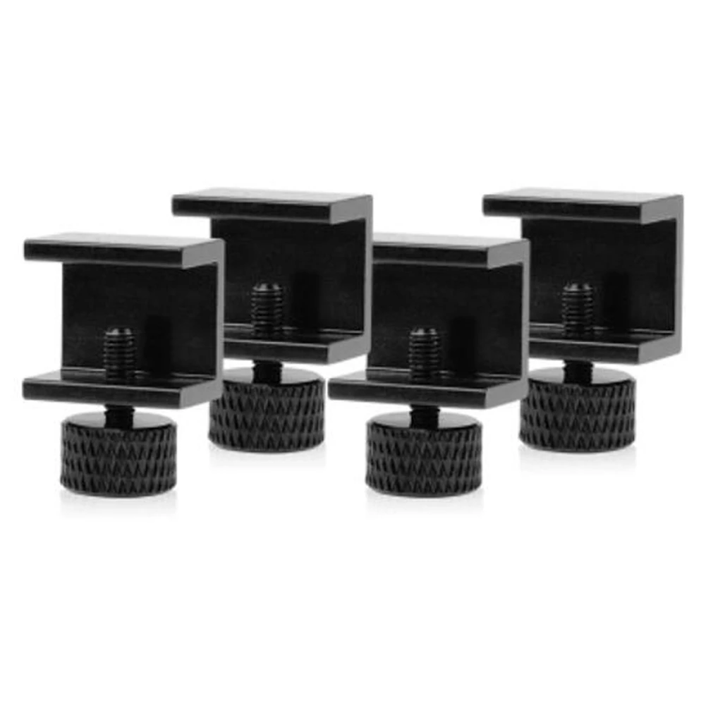 ABZT 3D Printer Parts 4Pcs Glass Heatbed Clip Clamp Heated Bed Clips Aluminium Alloy Hotbed Build Platform Retainer