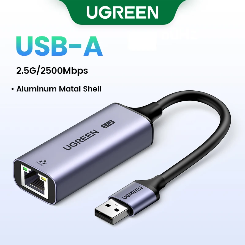 Ugreen Usb C Ethernet Network Adapter Usb Naar RJ45 Usb Ethernet Adapter Voor Laptop Macbook Samsung S20 Usb Ethernet Netwerk kaart