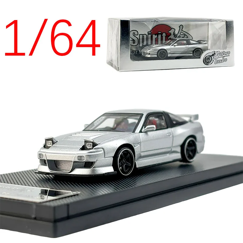 

MicroTurbo Diecast 1/64 Scale Nissan 180SX Spirit Alloy Model Cars Play Vehicles Toys for Boys Gift Original Box