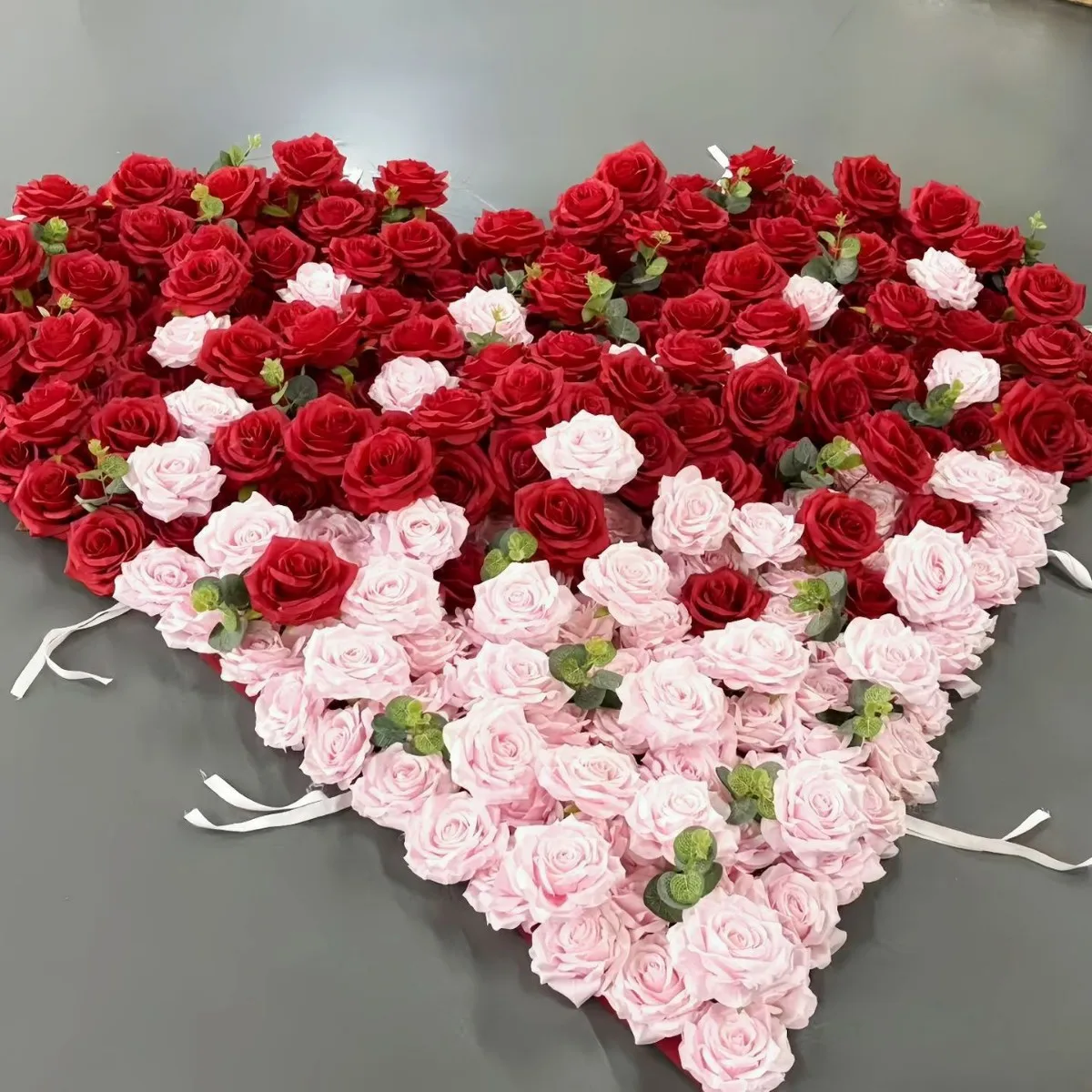 مجموعة أعياد ميلاد الخطوبة، ترتيب زهور جدار الزهور، قاعة المشاهير على الإنترنت، باقة كبيرة على مدار الساعة في الخلفية #3