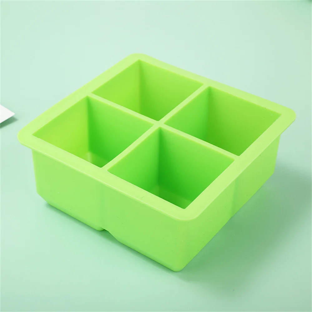 Diy Maker Tray Non-toxic Easy To Clean Durable And Flexible Stackable Design Multipurpose Oversized Ice Tray