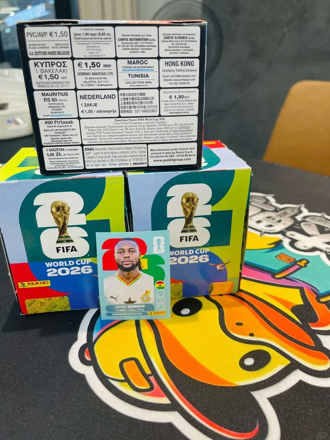 

Official Genuine Panini 2026 FIFA World Cup Collect Football stickers Pack Card Album Collect Premium Edition Football Souvenir