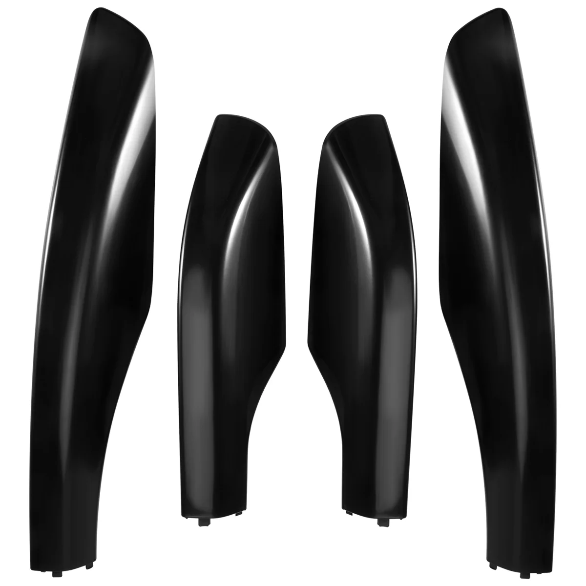 

FER-p4PCS Black ABS Car Roof Luggage Rack Rail End Cover Shell Protector Fit for Toyota Fortuner