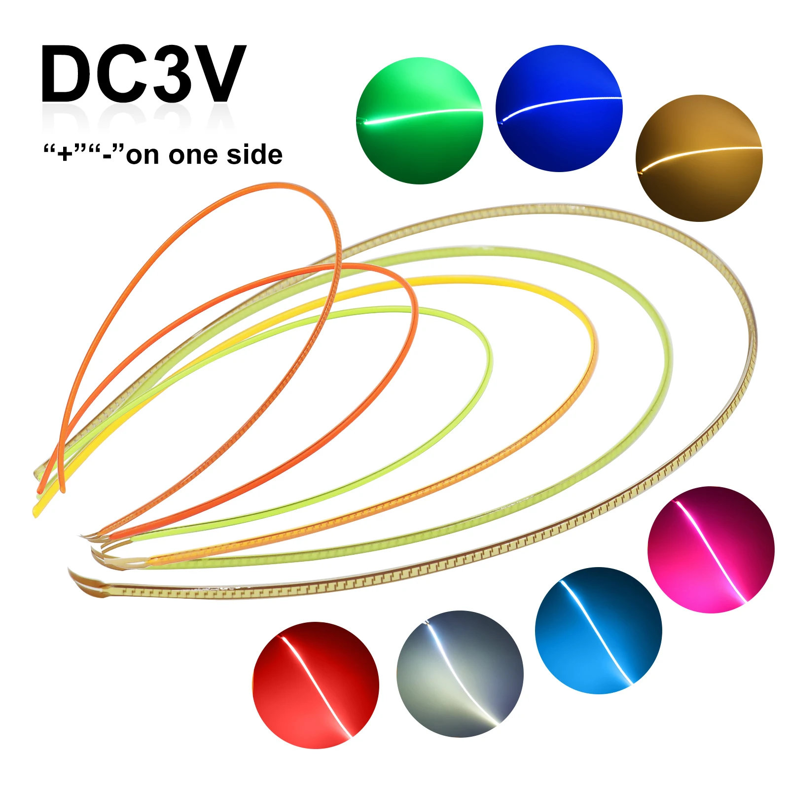 

Free Cut COB LED Гибкая нить накаливания DC 3 В 25 мм 80 мм 128 мм 190 мм 300 мм Ретро Лампа Эдисона Детали лампы Светодиодная диодная лента Декор
