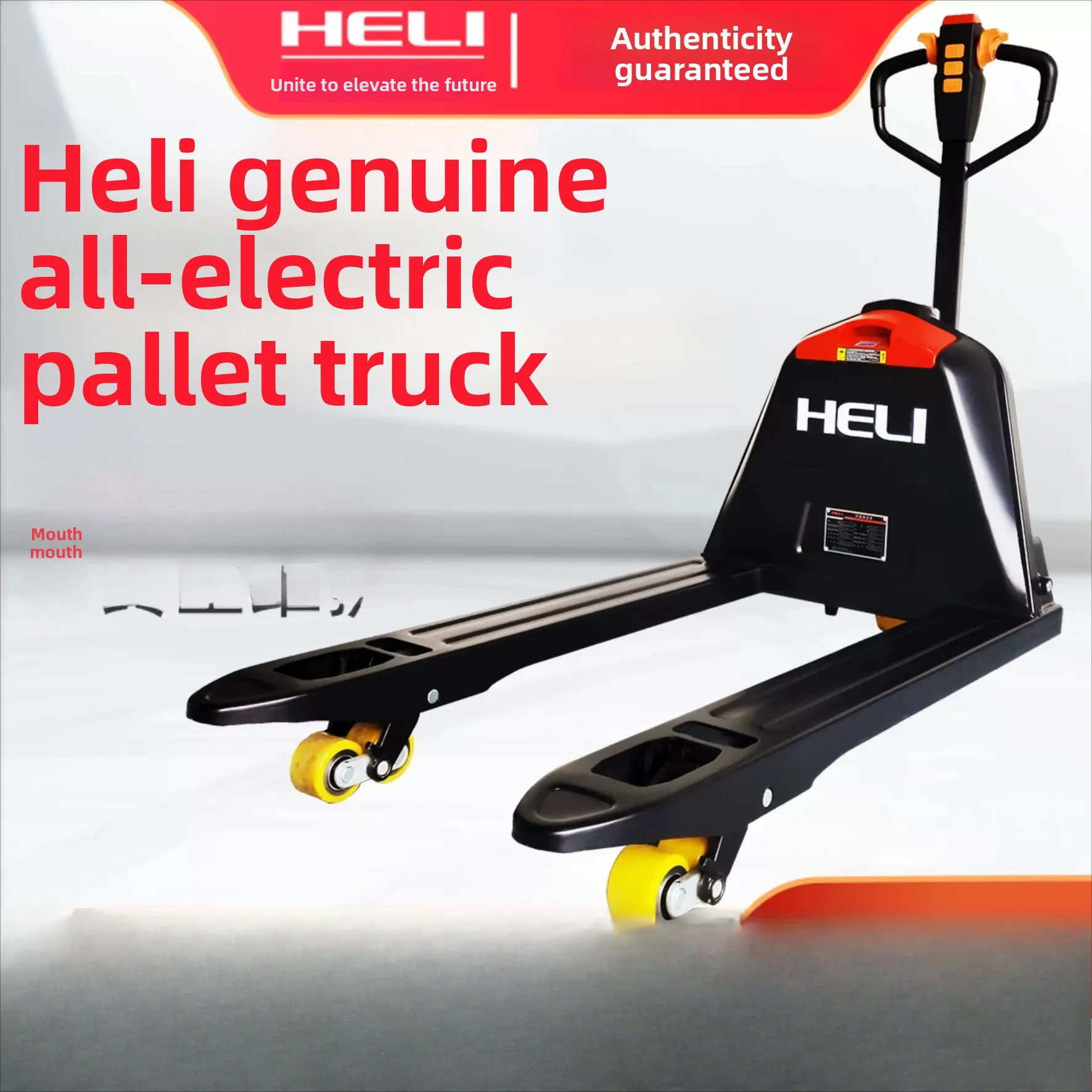CXX all-electric handling hydraulic pallet, small weight 1 ton 2 tons lifting forklift
