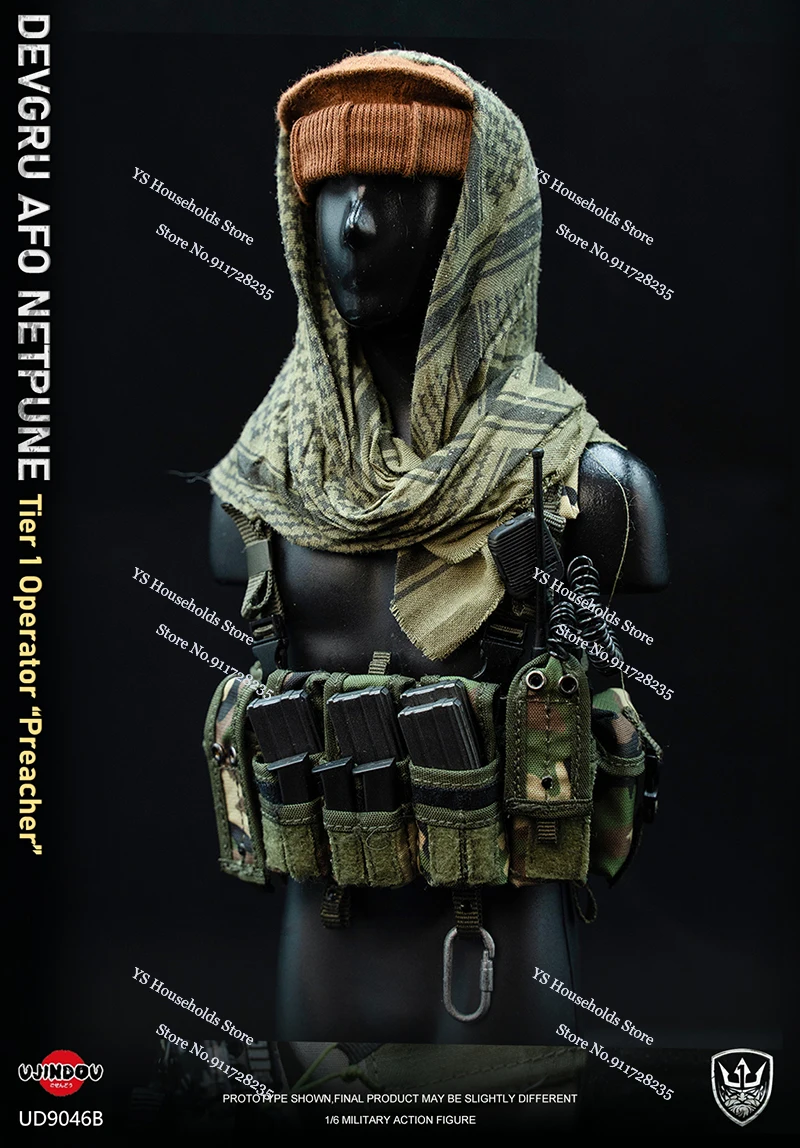 UD9046B 1/6 Sammlerstück Militär Actionfigur Devagru Afo Netpune Der Operator Prediger Zarter 12" Männlicher Soldat Modellspielzeug