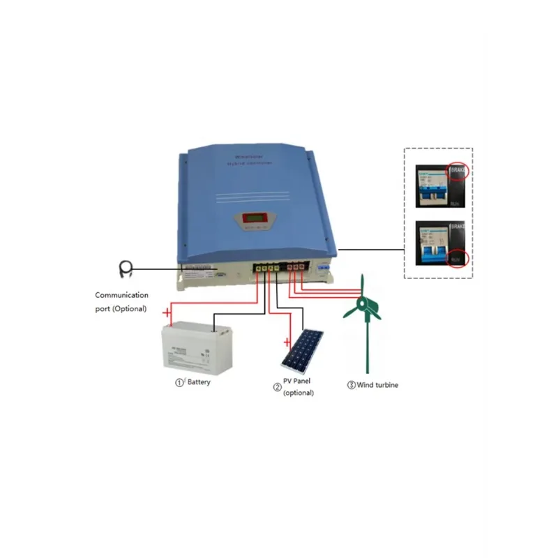 10kw 48V 96V-120V 192V-240V 360V الهجين الرياح الشمسية PWM تحكم لمولدات توربينات الرياح
