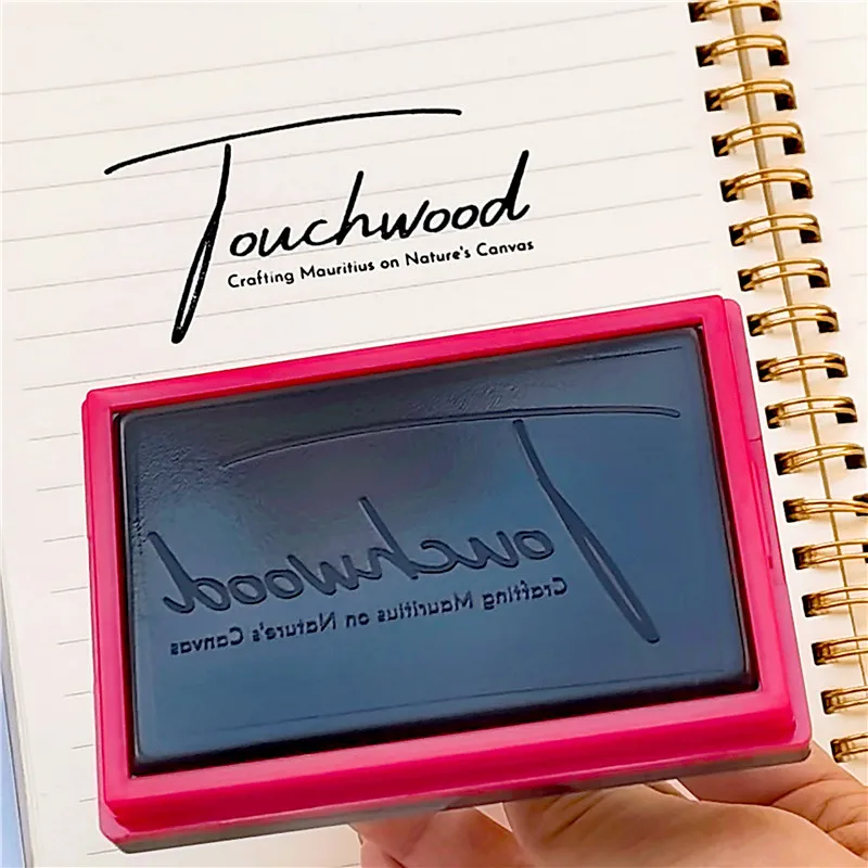 Tampon encreur rectangulaire photosensible personnalisé grand format, sceau personnel, tampon d'encre pour mariage, tampons de bibliothèque personnalisés