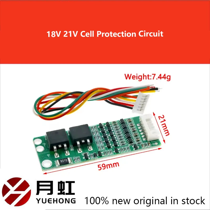 

5S 15A Li-ion Lithium Battery BMS 18650 Charger Protection Board 18V 21V Cell Protection Circuit