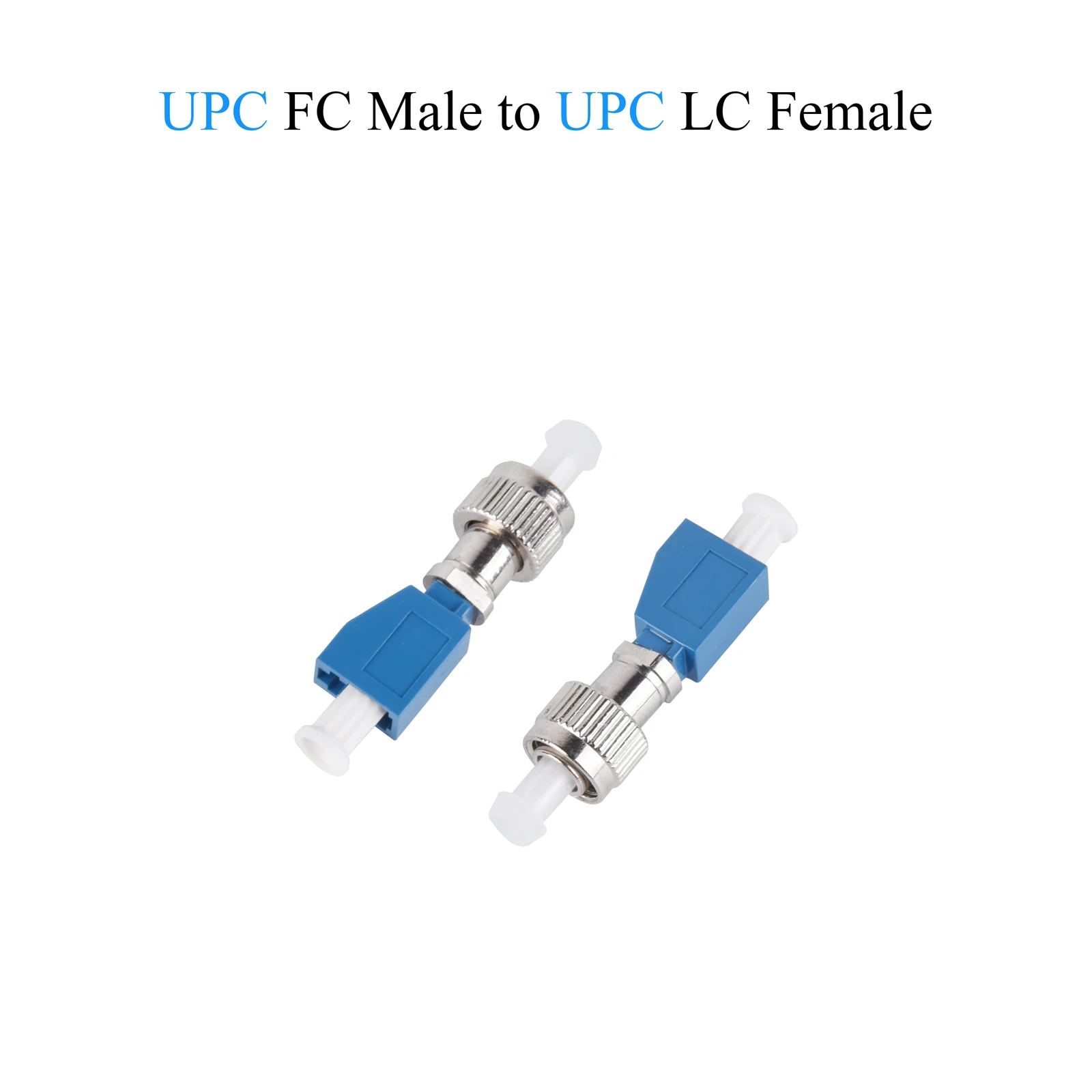 2 Stuks Glasvezel Fc Apc/Upc Mannelijk Naar Lc Upc/Apc/Om3/Om4 Vrouwelijke Adapter Single-Mode Multimode Converter Connector