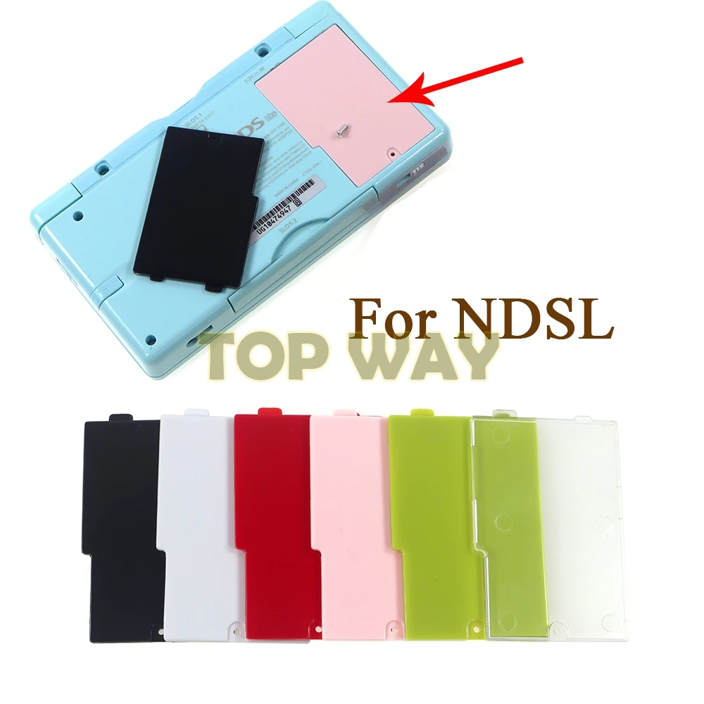 1 قطعة ل نينتندو DS لايت غطاء البطارية ل NDSL عودة غطاء البطارية الباب شل استبدال