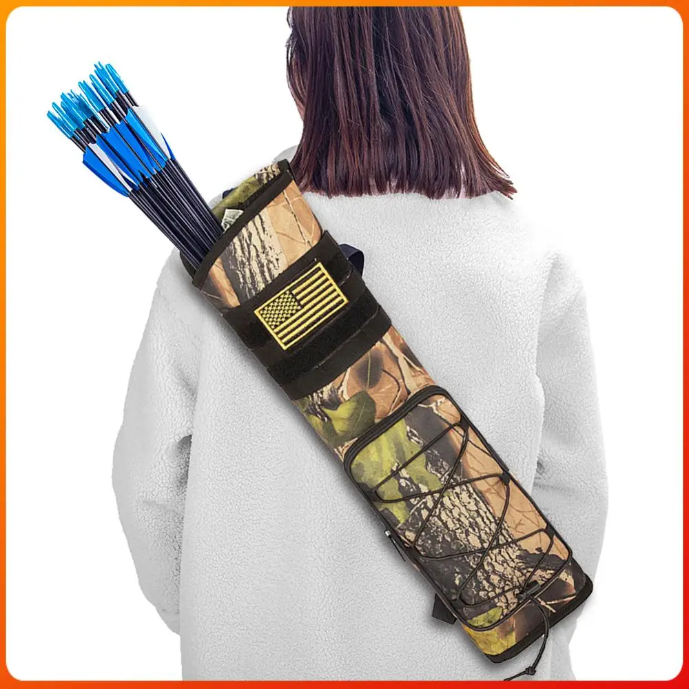 

Archery Quiver Bag Portable Shoulder Bag Bottom Thickening Adjustable Strap for Outdoor Archery Hunting Accessories