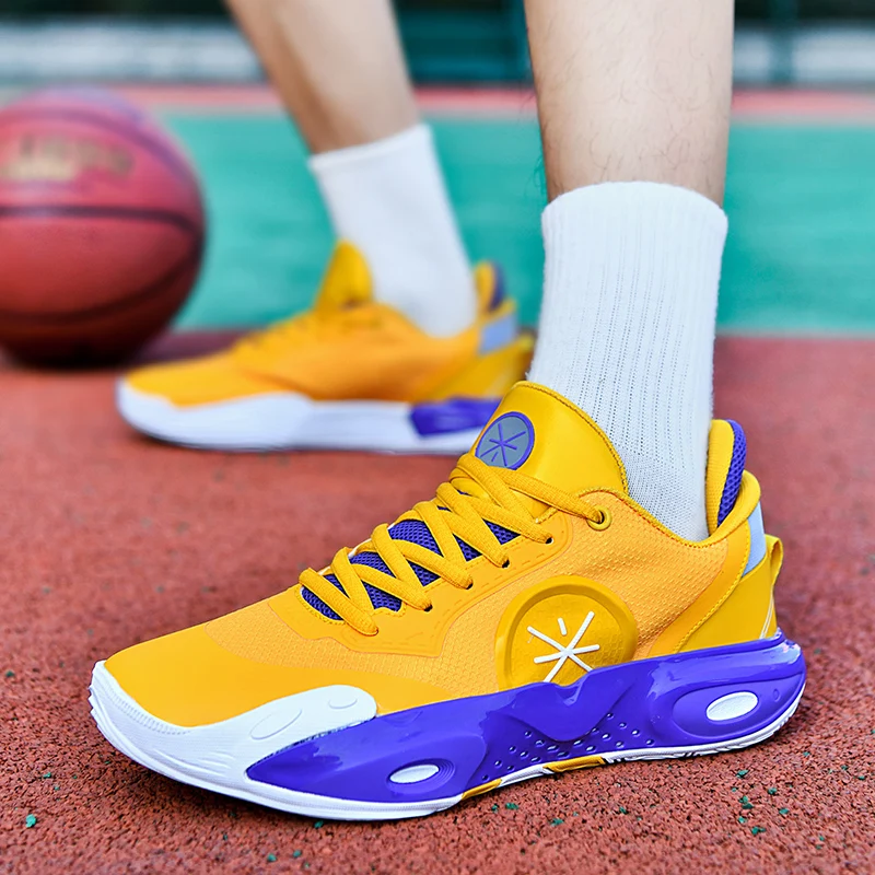 New men's basketball shoes wear real combat basketball sports boots lovers sports shoes hot sale