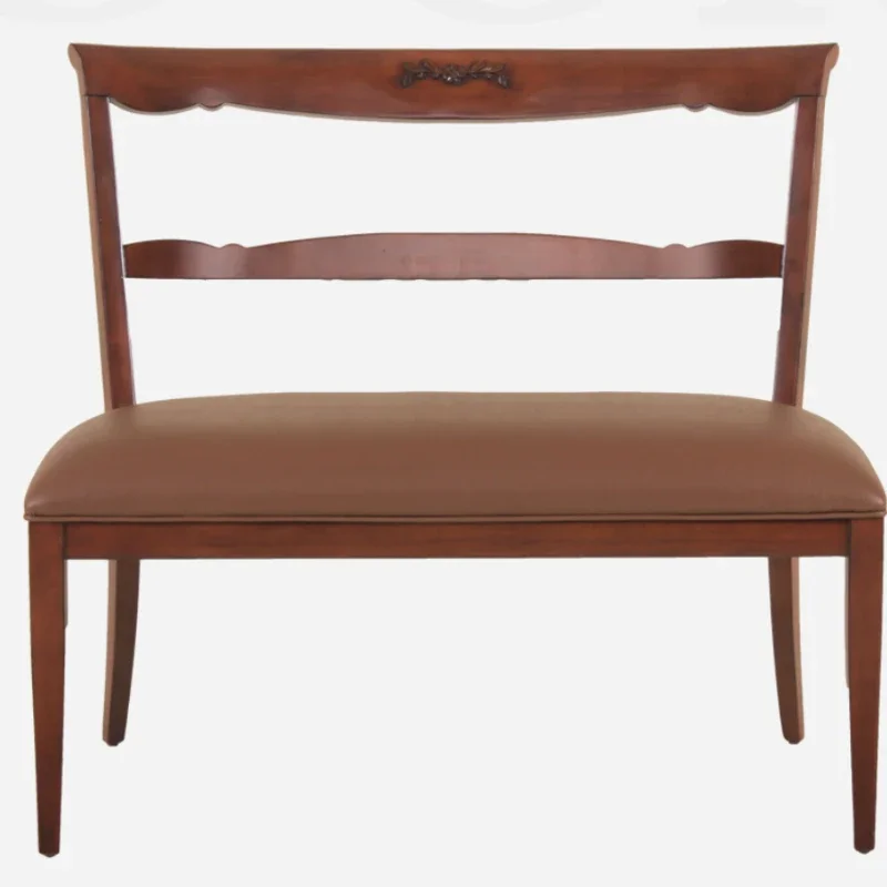 

Original single export furniture Mediterranean style American couple dining chair small apartment old armless double dining