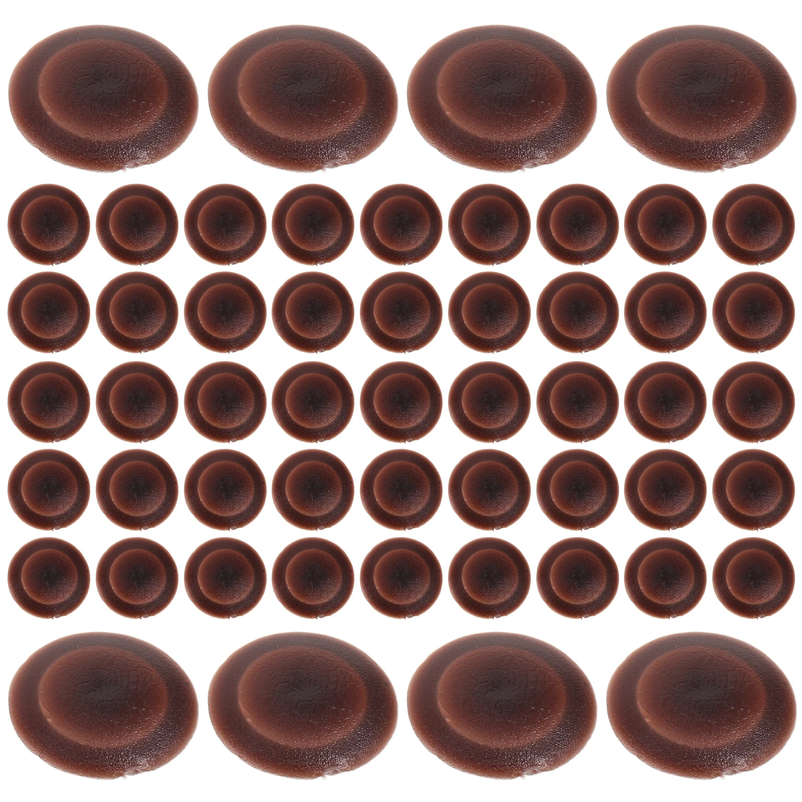 

100pcs Cross Screw Caps Plastic Decorative Covers For Furniture Wood Cabinets Dustproof Self Tapping Hole Snap Cover Cap