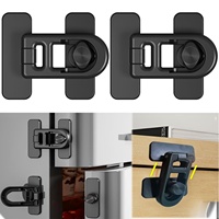 Fridge Child Lock Freezer Locks for Refrigerator Doors Oven Child Safety Lock Oven Baby Proofing Refrigerator Door Safety Locks