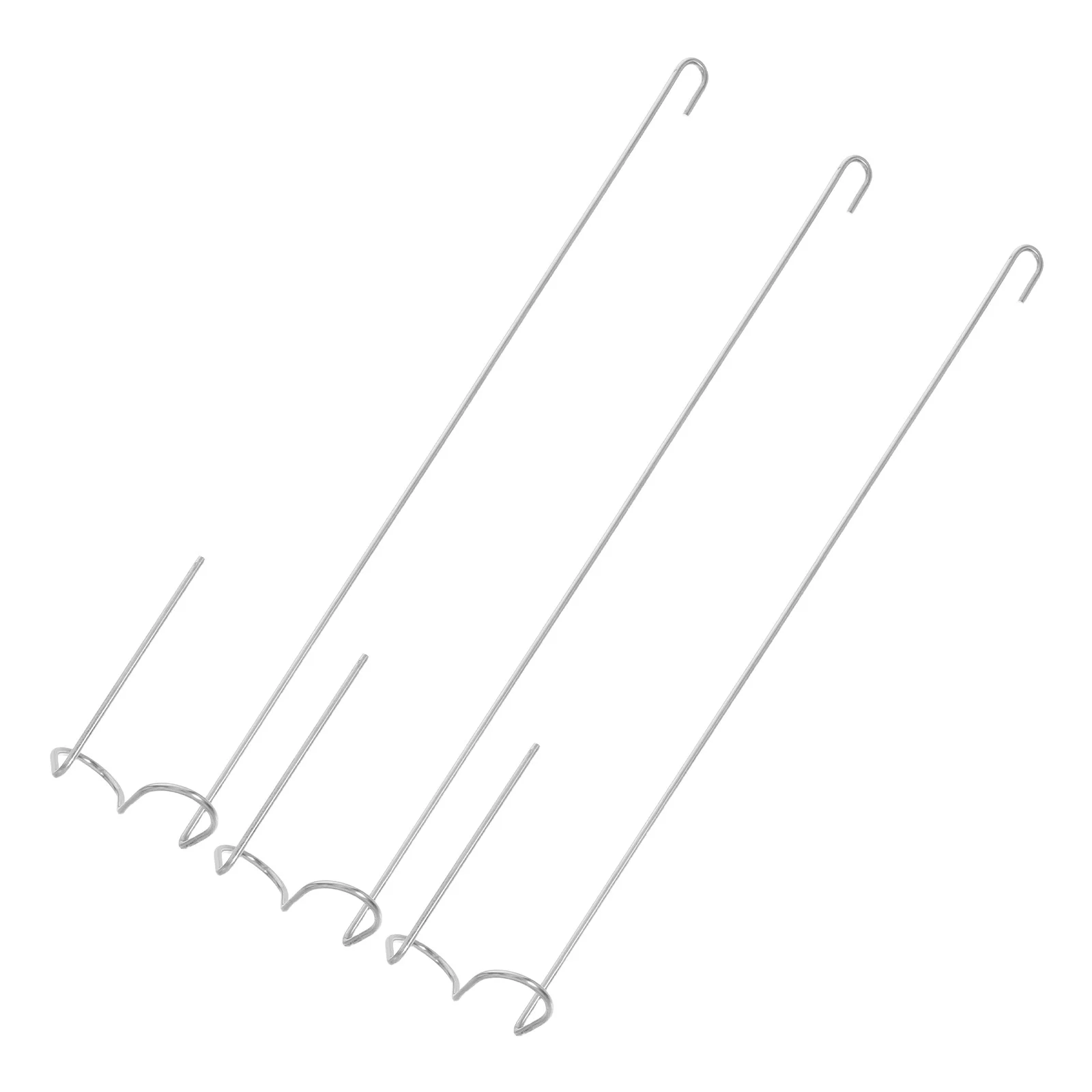 

3Pcs Metal Air Plant Hanger Elegant Hanging Hook for Plants Display Stand Tillandsia Holder Wall Mount Gardening Tool