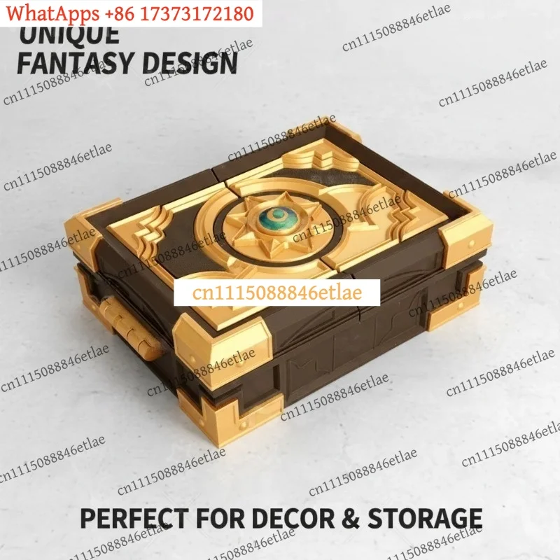 Handmade Card Game Storage Box Cosplay Gift Box Card Holder for Fans Collectible Box for Cards and Accessories Storage Case