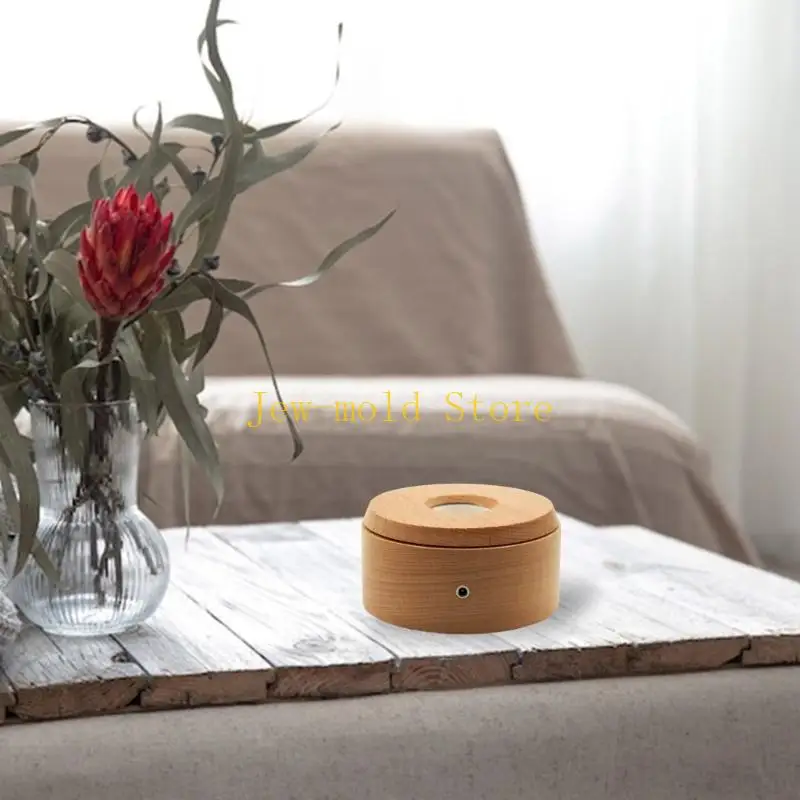 C71B Light Rotating Platform Vibranting Color USB alimentado para objetos decorativos