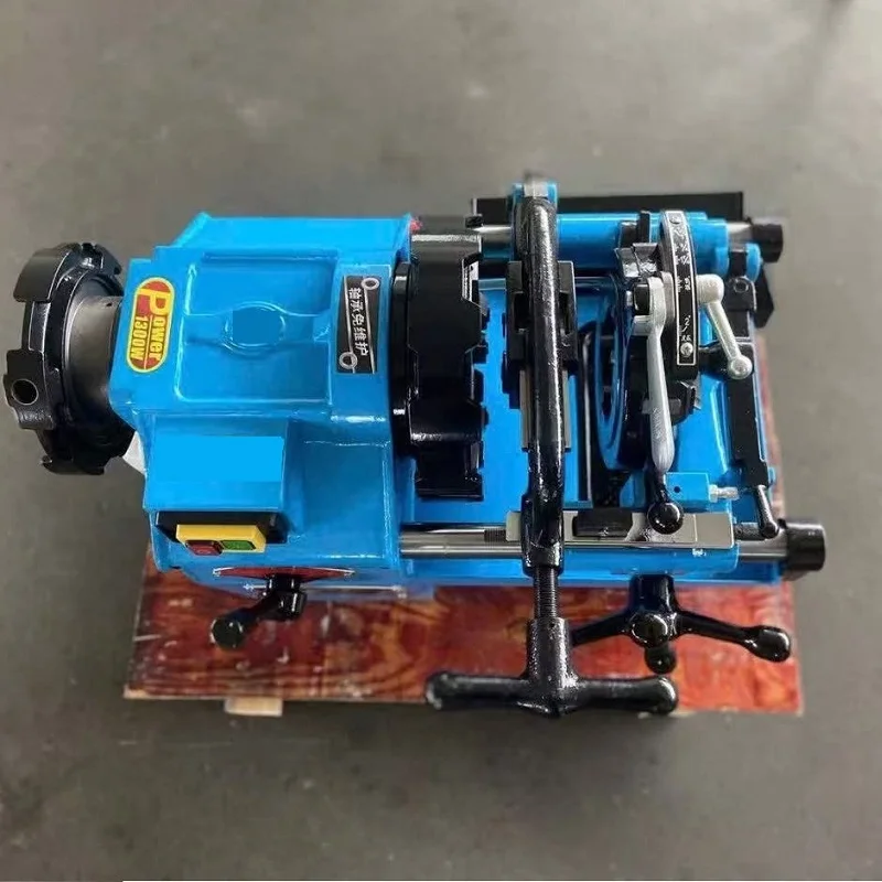 2025 New Design Electric Pipe Threading Machine 1300w 2 Inch Chuck Die Head Upgraded