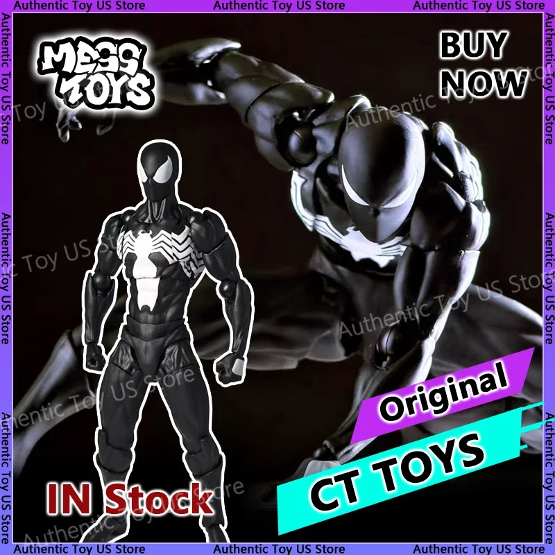 

В наличии беспорядочные игрушки Человек-паук Симбиот Черный костюм Сосед Алый паук Человек-паук Messtoys Аниме Фигурка Подарки Игрушки