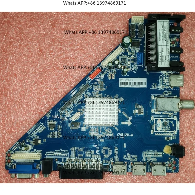 CV512H-A BH-15110 LED TV MOTHERBOARD V580HJ1-PD6 SCREEN WORKING GOOD  Physical photo