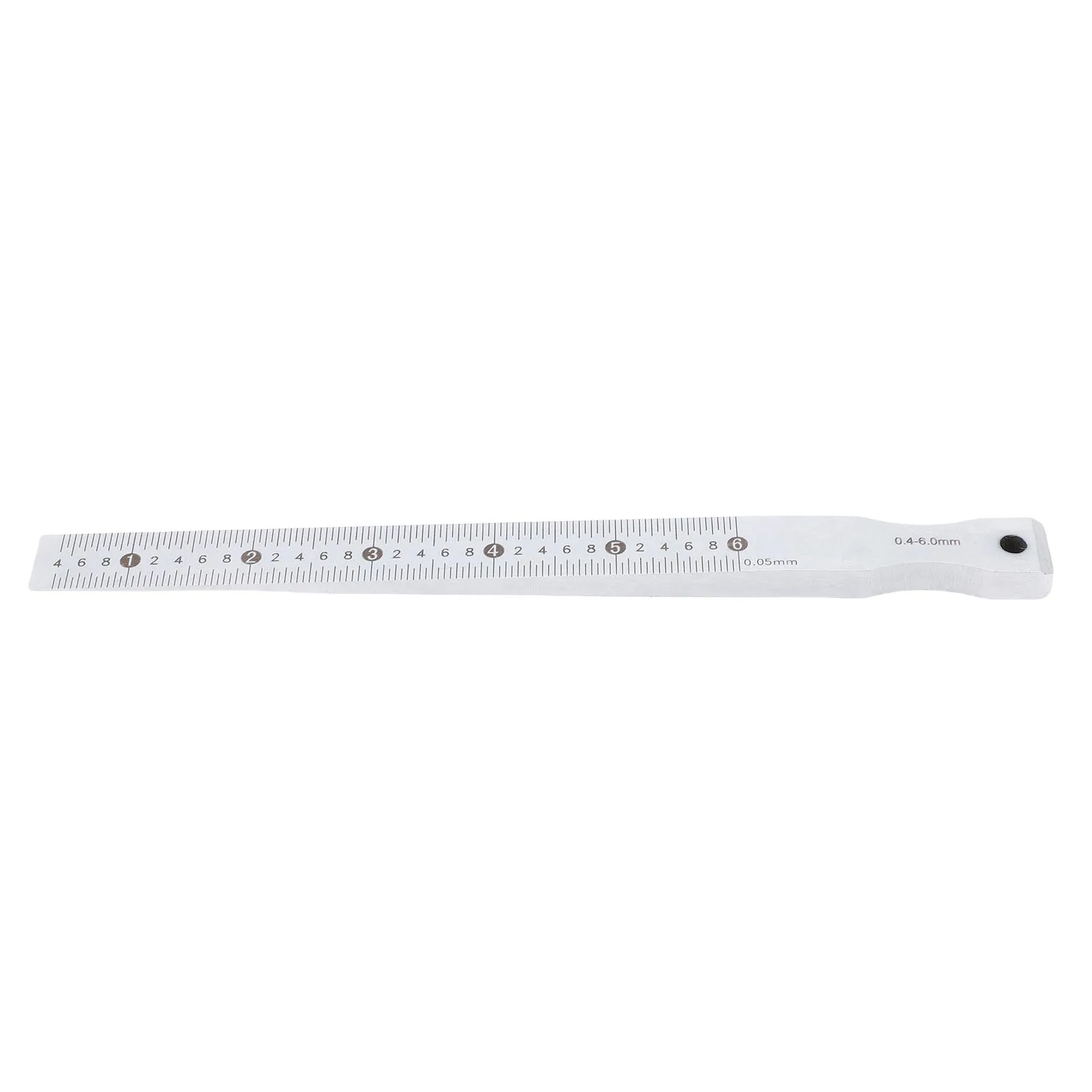 تفتق غيج 0.05 مللي متر دقة مكافحة صدئ تفتق أداة قياس الفولاذ المقاوم للصدأ 0.4-6 مللي متر المدى للزجاج الأمامي للسيارات