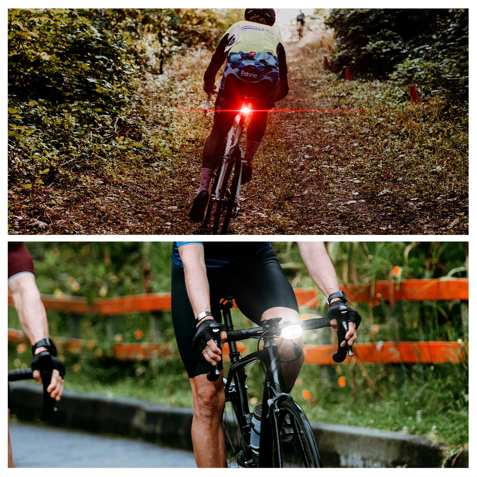 

CYCLAMI CY300T Bicycle Smart Brake Sensing Front Rear Light Waterproof MTB Road Bike Lights Cycling Accessories