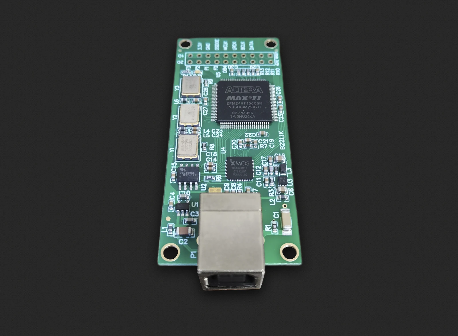 Nvarcher XMOS XU208 módulo de interfaz Digital USB a tarjeta asíncrona I2S/IIS DSD256/PCM384 para DAC