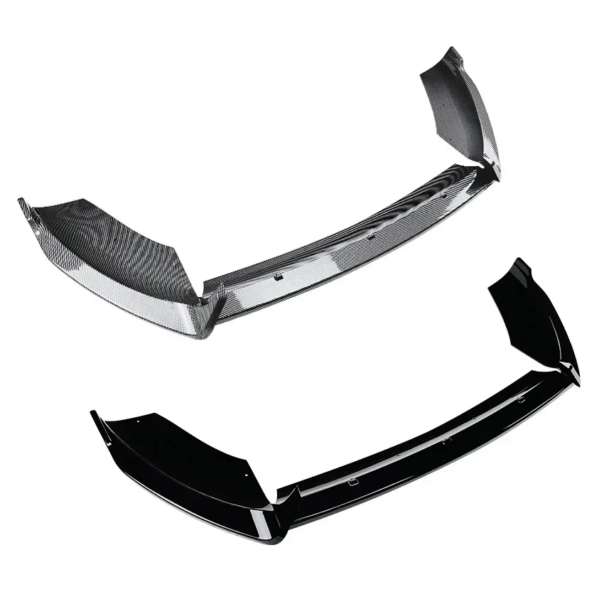 Front Diffuser Bumper Lip For Ford Fiesta MK6 ST 2012-2017 Front Lower Splitters Body Kit Spoiler Cover Protect Car Accesssories