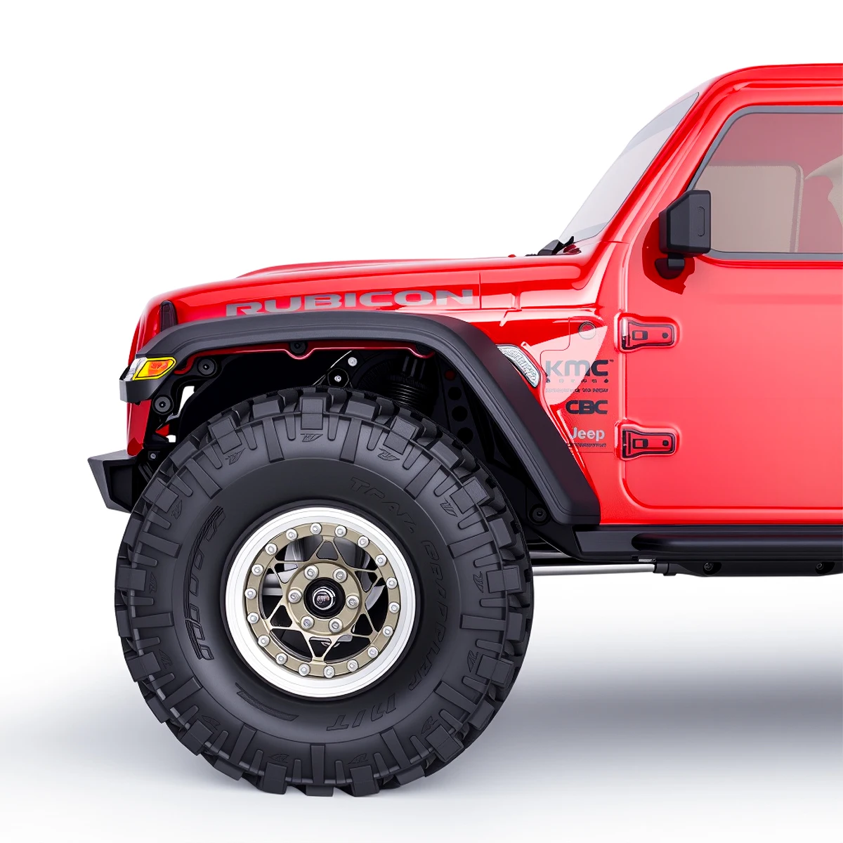 알루미늄 1.9인치 비드락 휠 림 허브 1/10 RC 크롤러 자동차용 Axial SCX10 Traxxas TRX4 TRX6 D90 Redcat GRN8 GEN7