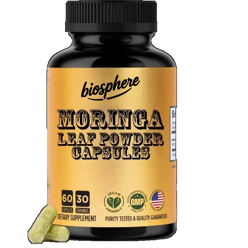 

Moringa powder capsules - the best superfood for immune support, energy, antioxidants, vitamins, and more