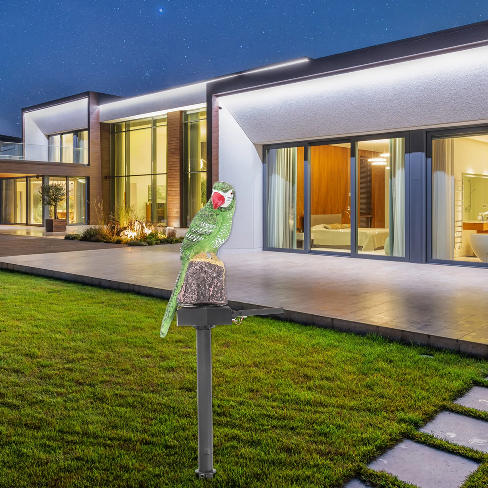 

1pc Solar Ground Lamp Waterproof Outdoor Decorative Light For Garden Yard Lawn Animal-Shaped Energy Lamp Adornment