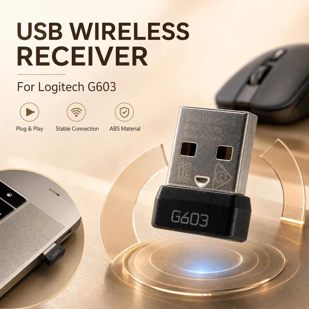 Gaming Accessories Brands - For Logitech G603 Mouse Receiver -