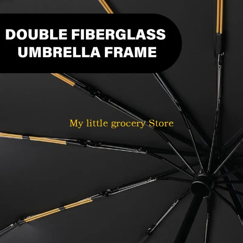 

D5BD 24 Steel Rib Umbrellas with Quick Auto Open and Close for Sun and Rain Protections