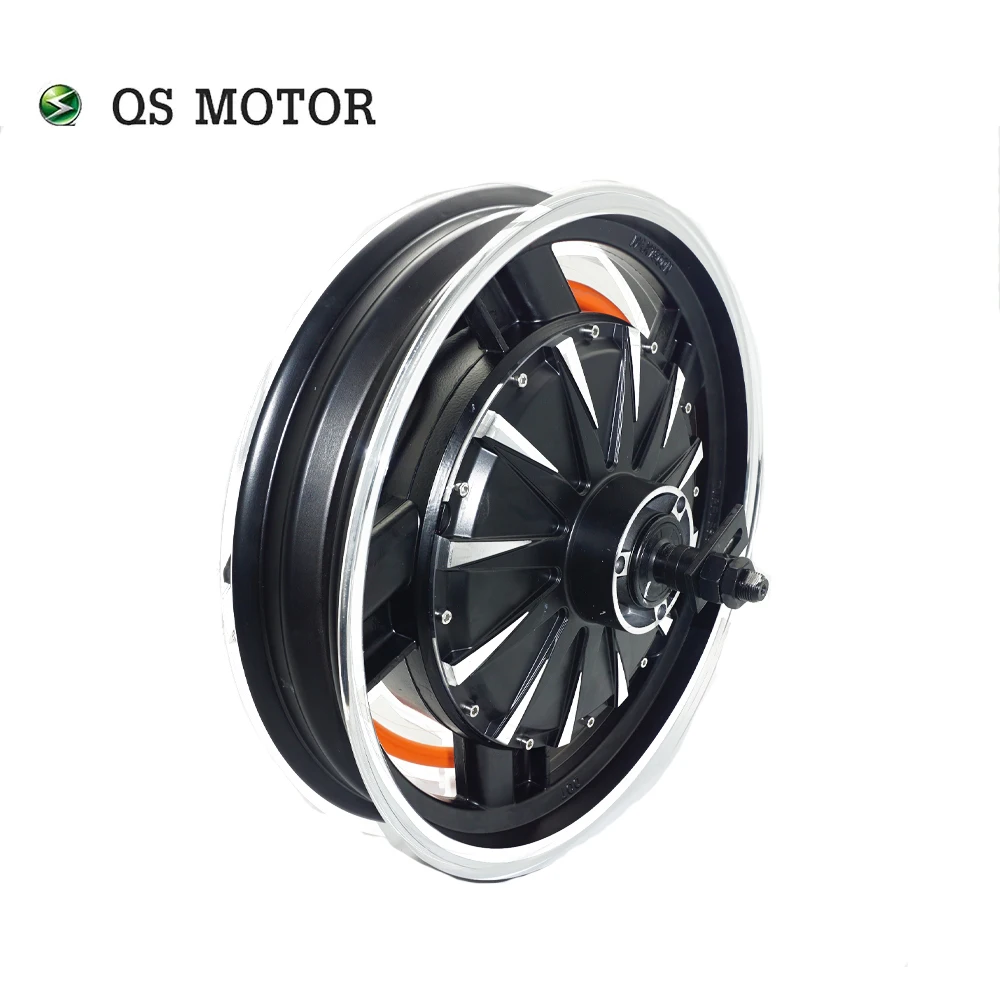 QSMOTOR New 16X2.75inch 260 V1.4 4000w 50H Electric Motorcycle Brushless DC Wheel Hub Motor