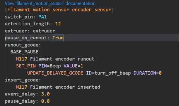 Ideaformer Filament-Blockage-Erkennungsmodul-Sensor für Marlin 2.0/Klipper Firmware 3D-Drucker-Teile Automatische Filament-Auslauf-Erkennung – Detail 9