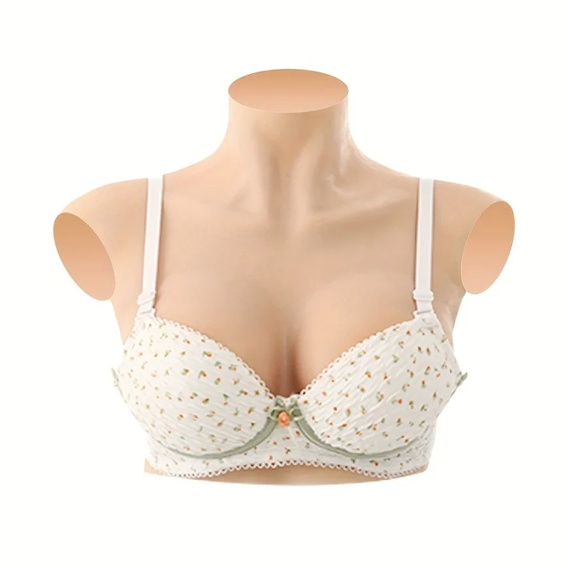Silicone Breast Pads And Fake Bras, Suitable for Transgender Individuals And Performers, C-G Cup, Transgender Drag Queen Shemale