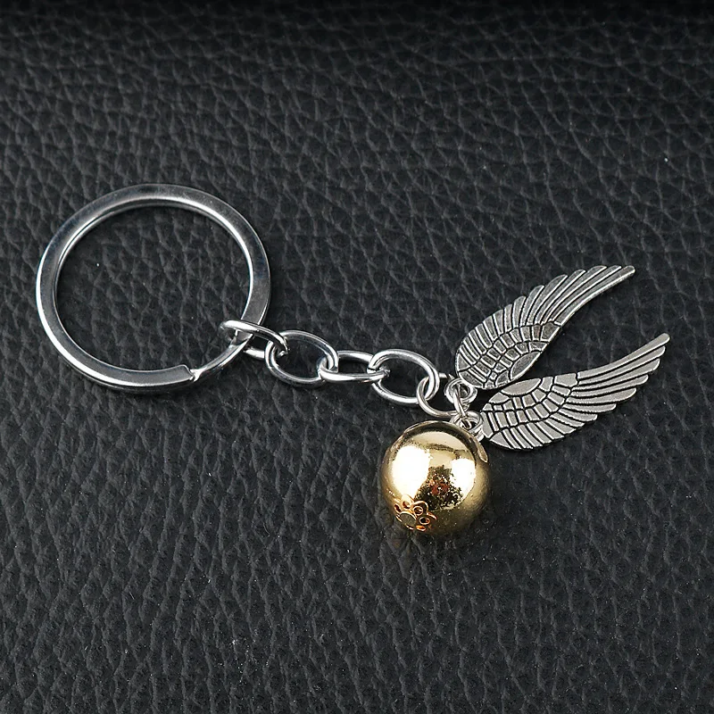 Snitch Keychain Pendant Wings Keyring Creative Small Gift Car Accessories Men and Women Keychain Accessories