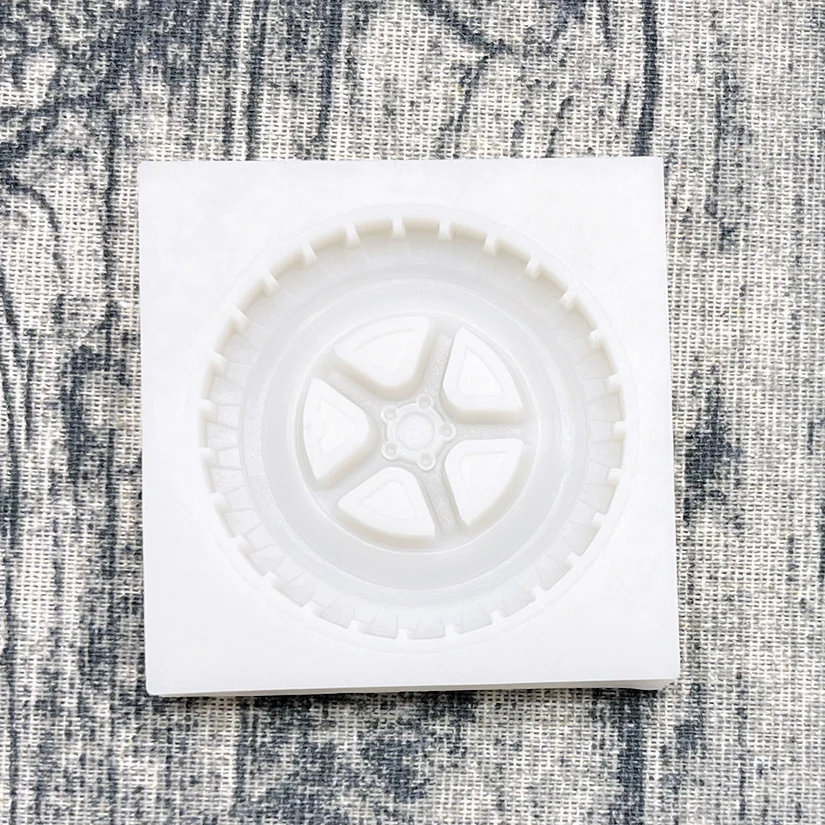 Tyre Wheel Silicone Cake Baking Mold Sugarcraft Chocolate Cupcake Fondant Decorating Tools